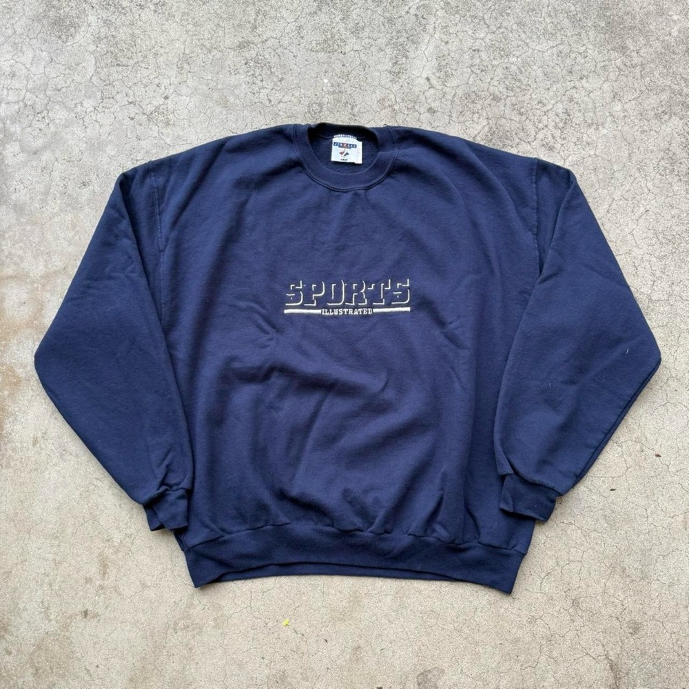 Vintage Sports Illustrated Embroidered Crewneck Sweater